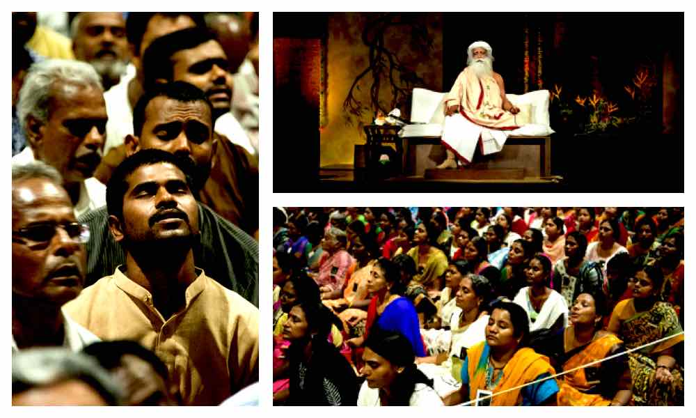 The Importance of Guru Purnima in Gujarati - Group meditation with Sadhguru