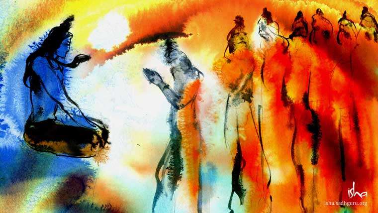 Shiva Wallpapers - Shiva with Saptarishis HD